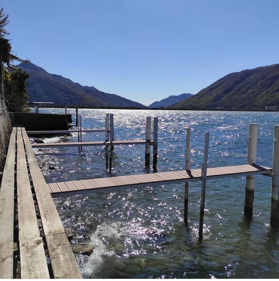 Holiday On The Lake Lugano 2-16 Bissone Exterior foto