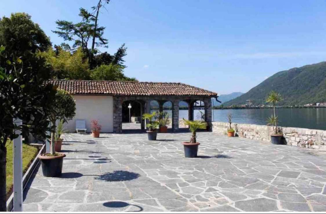 Holiday On The Lake Lugano 2-16 Bissone Exterior foto