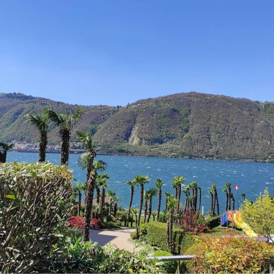 Holiday On The Lake Lugano 2-16 Bissone Exterior foto